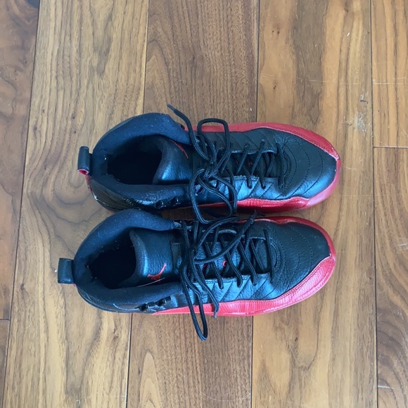 Jordan 12’s “Flu Games” Red & Black - Picture 5 of 8